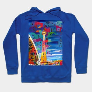 CN Tower Paints The Town Hoodie